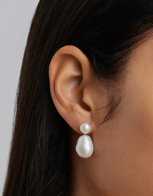 By Charlotte - Forever Moments Pearl Drop Earrings