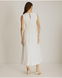 Atmos&Here - Anna Pintuck Maxi Dress