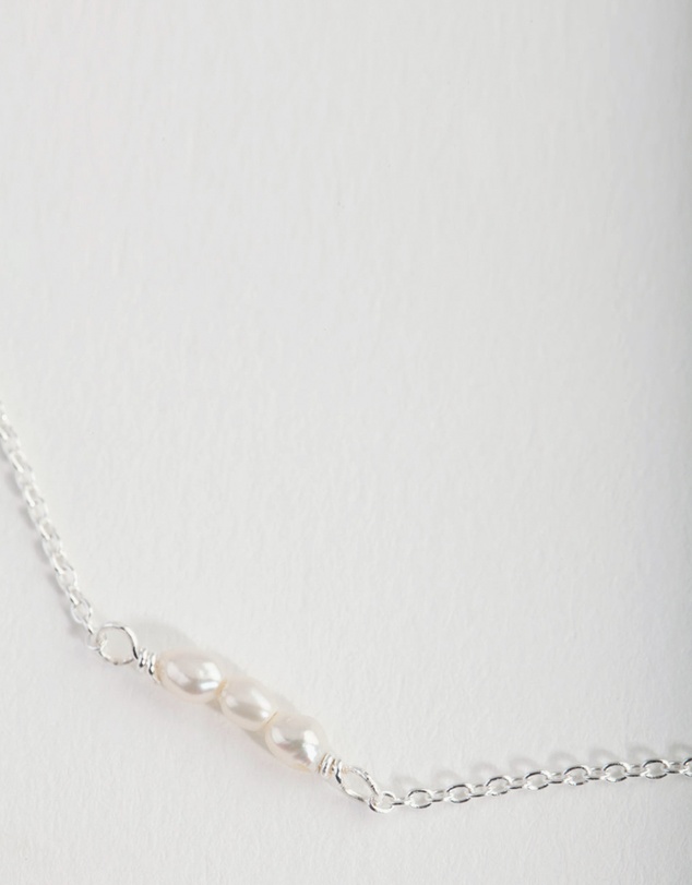 Lovisa - Sterling Silver Mini Pearl Bracelet