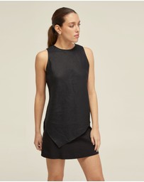Oxford - Elouise Linen Top