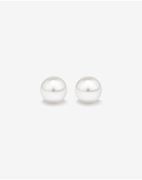 Michael Hill - Stud Earrings with 6-6.5mm Button Cultured Freshwater Pearls in Sterling Silver