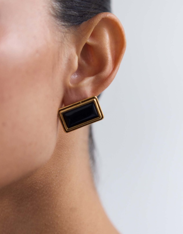 Heaven Mayhem - Archer Rectangle Earrings