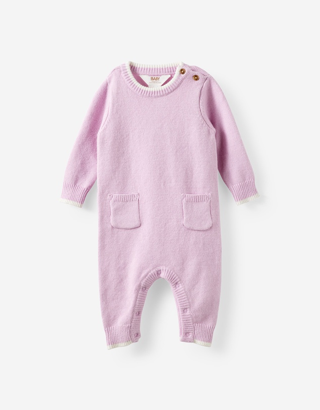 Cotton On Kids - Baby Organic Knit Long Sleeve Romper
