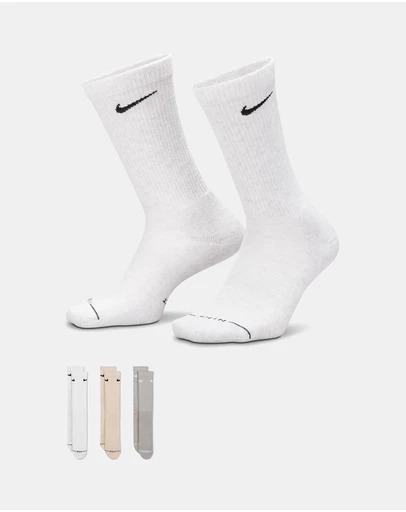 Nike - 3-Pack Everyday Elevated Crew Socks