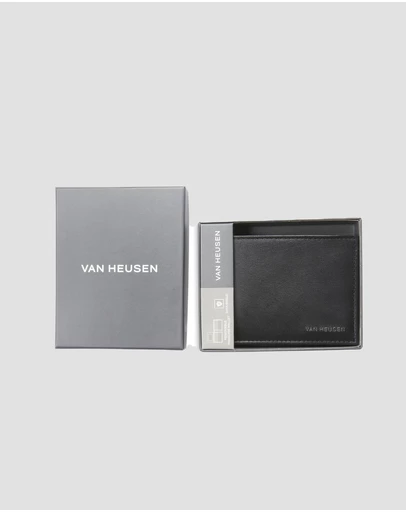 Van Heusen - RFID Bi-Fold Wallet with Removable Pass Case