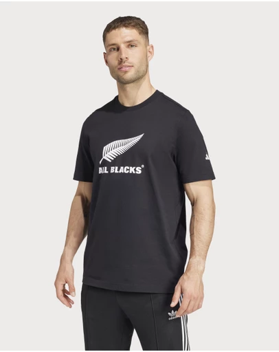 adidas Performance - All Blacks Logo Tee Mens