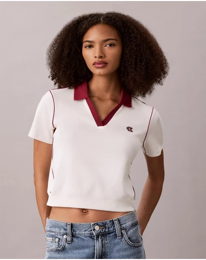 Calvin Klein Jeans - Slim Ribbed Cotton Polo Shirt