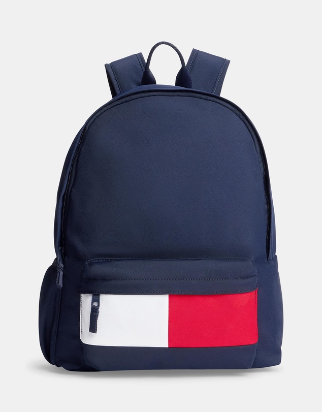 Tommy Hilfiger - Kids' Colour-Blocked Pocket Dome Backpack