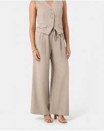 Forcast - Abel Elastic Waist Relaxed Pants