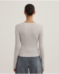 Witchery - Fine Jersey Long Sleeve Top