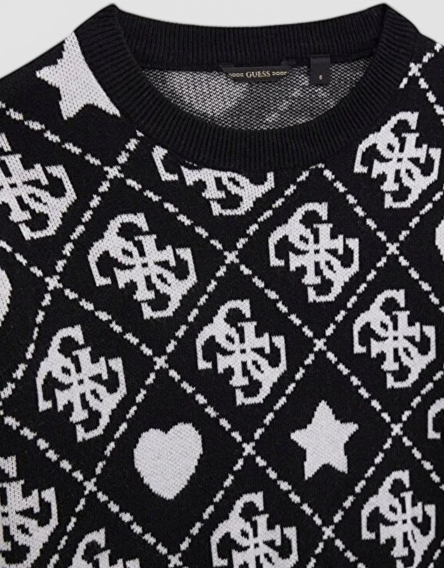 GUESS - Monogram Intarsia Sweater