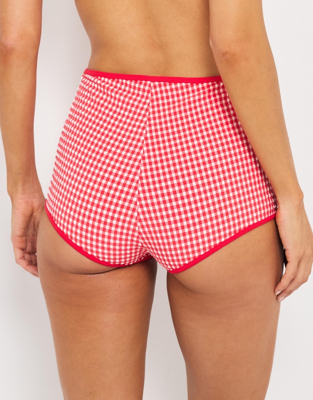 AERE - Sienna Gingham Swim Shorts