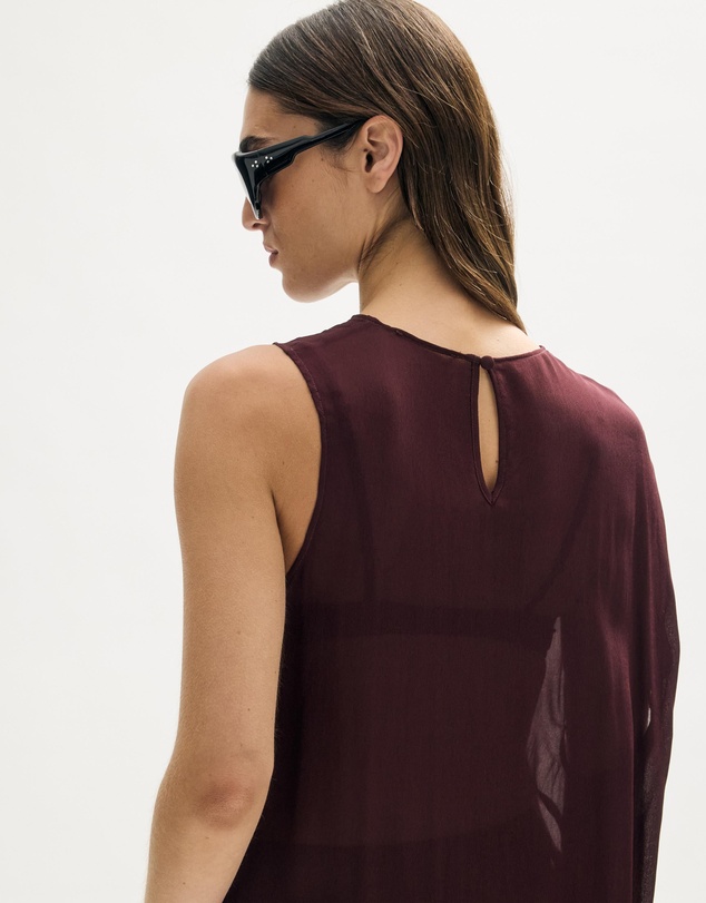 Minima Esenciales - Nila Draped Asymmetrical Top