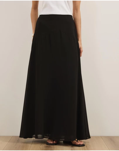 Atmos&Here - Tara Chiffon Maxi Skirt