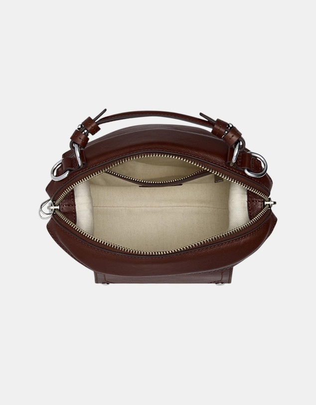 Oroton - Mica Mini Bowler Veg Leather