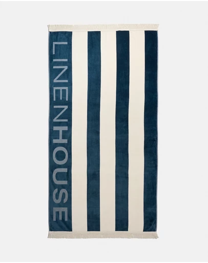 Linen House - Linen House Logo Beach Towel