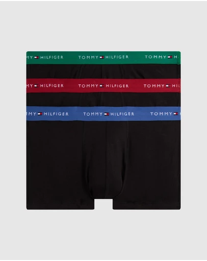 Tommy Hilfiger - 3-Pack Signature Waistband Trunks