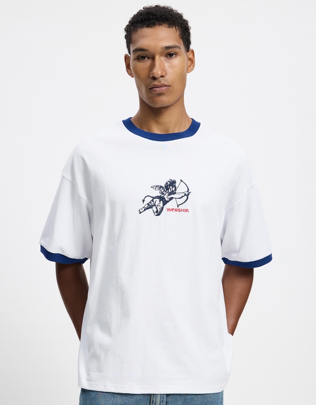 Worship - Cherub Oversized Ringer Tee