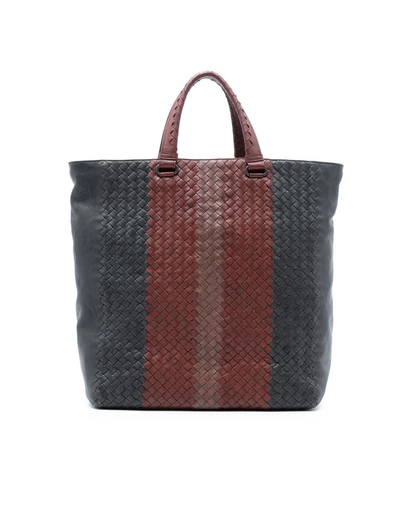 Pre-Loved by Azura Reborn - Pre-Loved Tricolor Nappa Intrecciato Convertible Tote