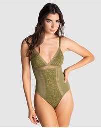 Passionata - Gardenia Wirefree Lingerie Bodysuit With Lace
