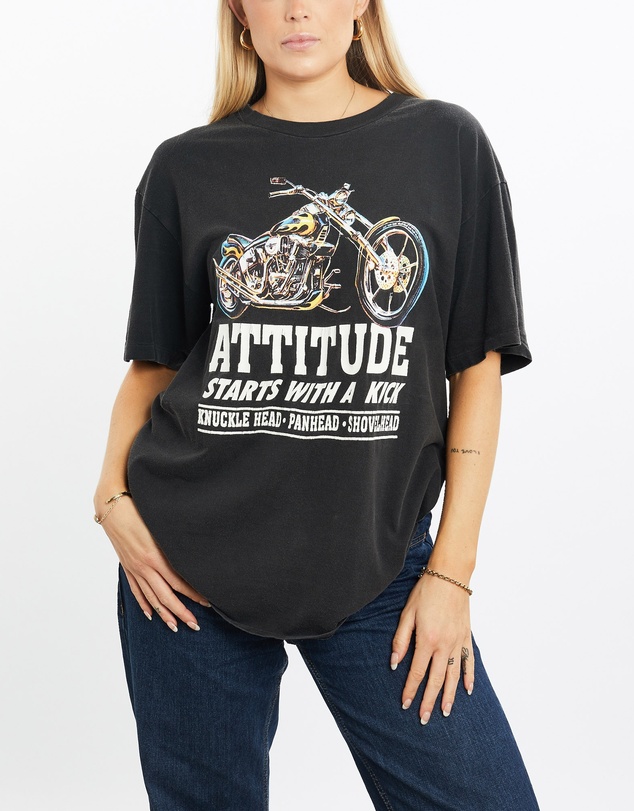 Vintage by The Real Deal - Pre Loved - Vintage 90s Motorcycle Tee