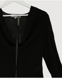 Revibe - Repaired Lover Morgana Cowl Scarf Neck Top - AU 12