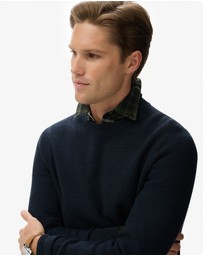 Superdry - Light Weight Cotton Texture Jumper