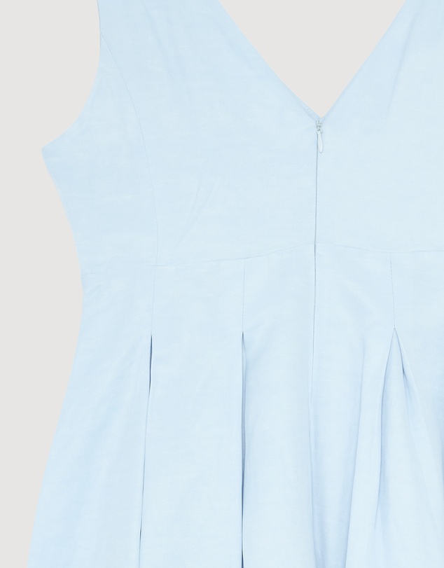 Revibe - Repaired AERE Nylah V-Neck Midi Dress - AU 12