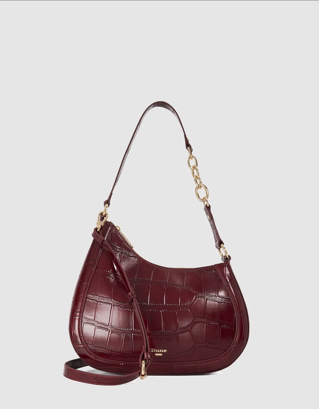 Dune London - Directional - Burgundy