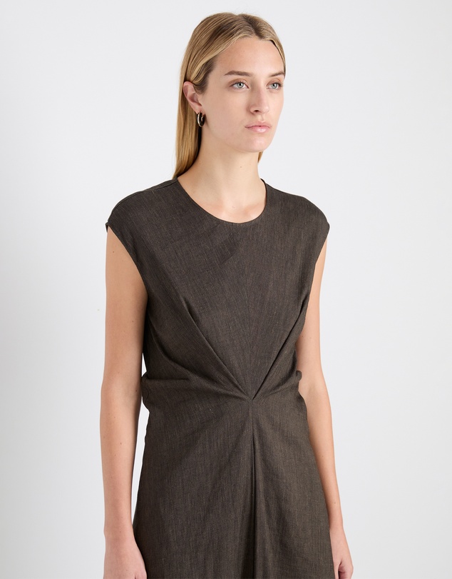 Proenza Schouler White Label - Miranda Dress In Linen Slub