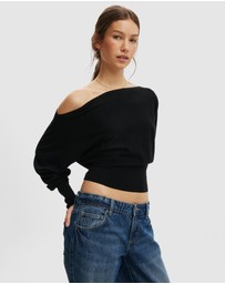 Cotton On - Everfine LS Batwing Knit Top
