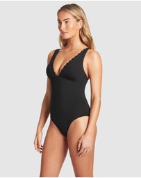 Sea Level Australia - Scalloped Longline Tri One-Piece