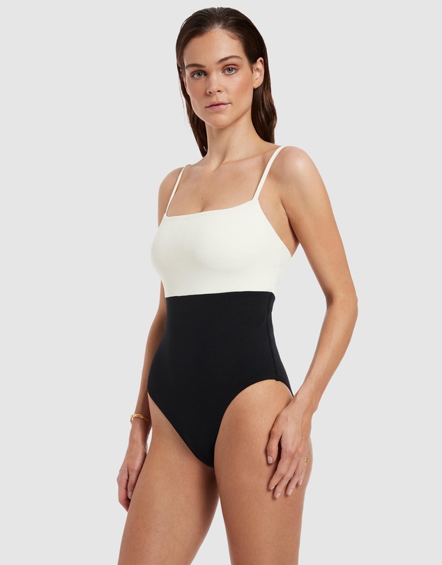 JETS - Versa Rib Minimal Tank One-Piece Swimsuit