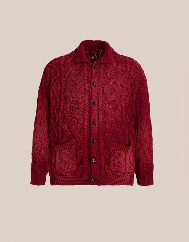 Found - Cable Knit Cardigan