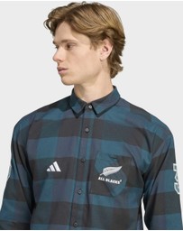 adidas Performance - All Blacks Flannel Shirt Mens