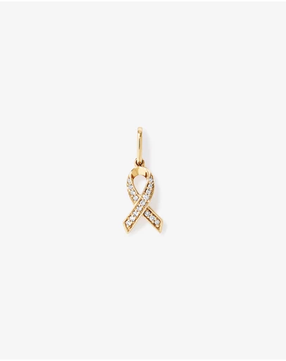 Michael Hill - 0.05TW Cancer Ribbon Pendant in 10kt Gold