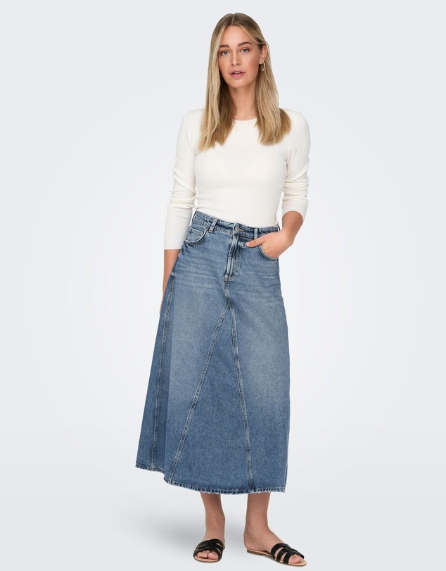 ONLY - Joslyn Denim Maxi Skirt
