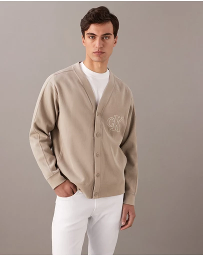 Calvin Klein Jeans - Double Rib Logo Cardigan