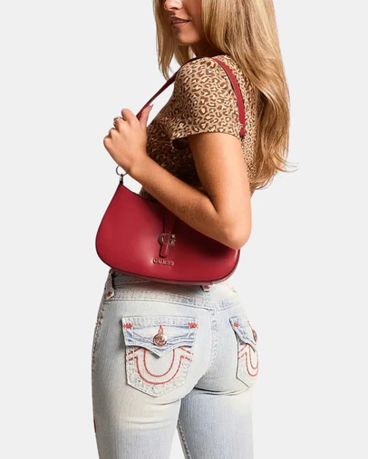 GUESS - Carrie Top Zip Shoulder Bag