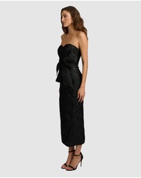 Romance by Honey and Beau - Crechia Jacquard Bow Dress