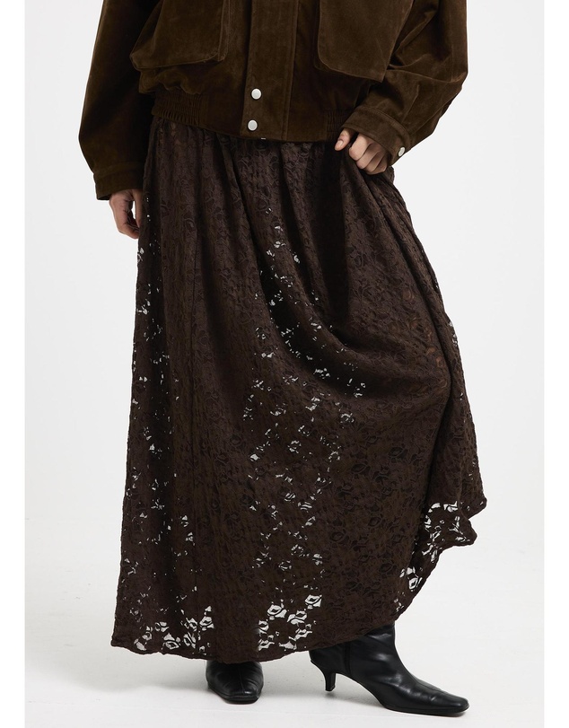 Subtitled - Sigrid Lace Maxi Skirt