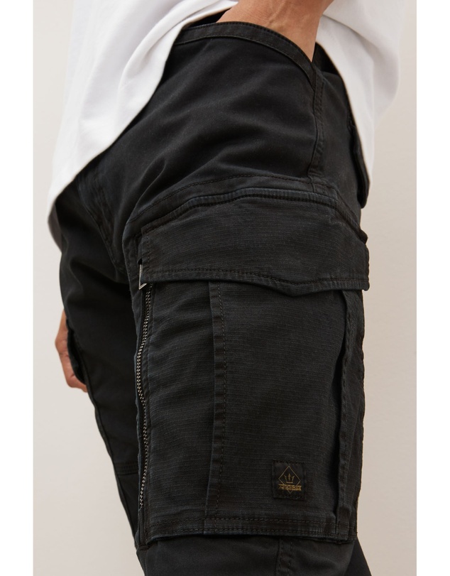 NEXT - Zip Detail Stretch Cargo Trousers-Slim