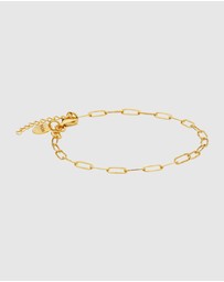 Najo - Rivière Yellow Gold Bracelet (18.5cm+ext)