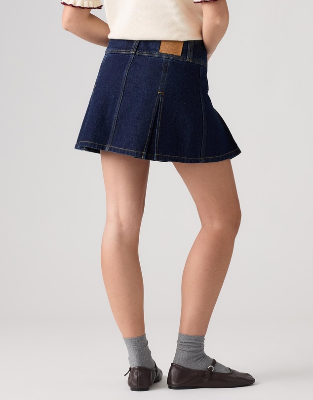 Levi's - Inverted Pleat Mini Skirt