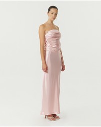 Third Form - Satin Drape Bustier