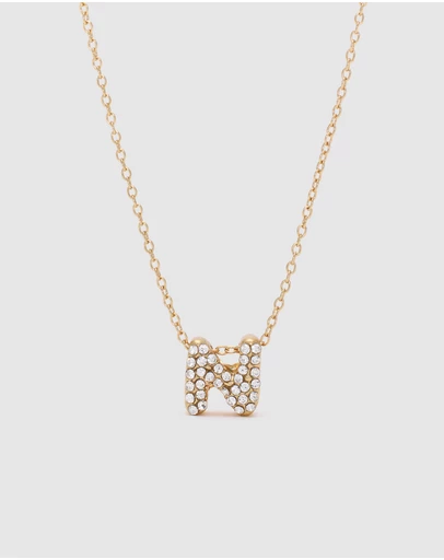 Seed Heritage - Initial Jewel Bubble Necklace
