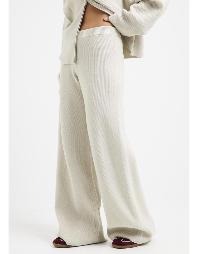 Subtitled - Agnes Rib Wide Leg Pants
