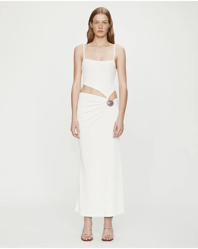 Christopher Esber - Mineral Stone Separation Tank Dress