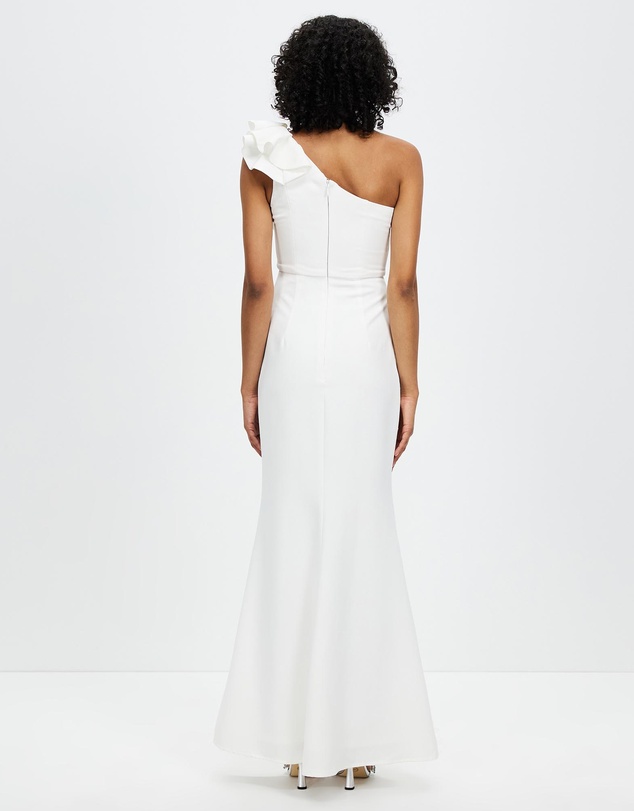 Bariano - Sue Frill Shoulder Gown