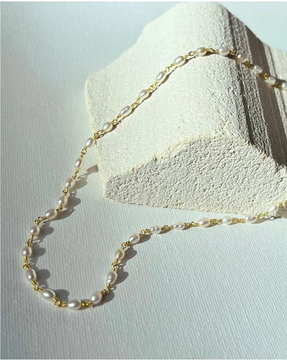 SAINT VALENTINE - Perla Necklace - Gold